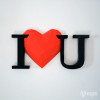 I LOVE YOU sign I LOVE YOU sign
