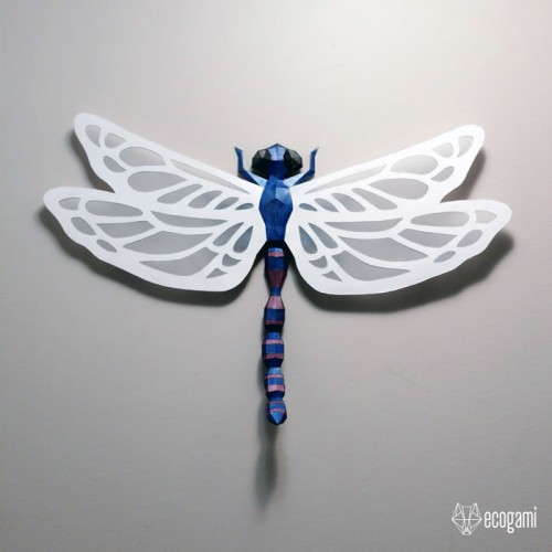 Dragonfly papercraft