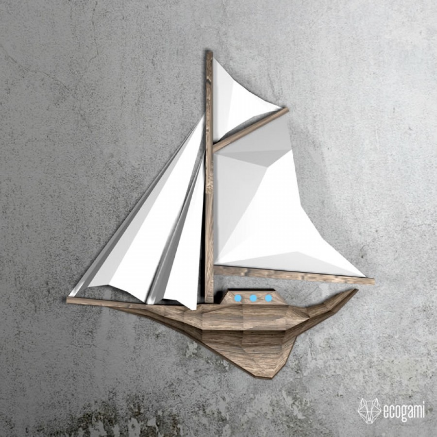 sailboat-papercraft-template