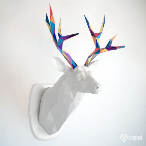Deer trophy papercraft