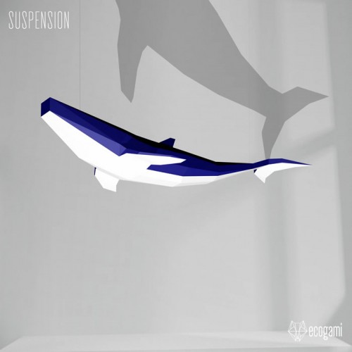 Blue whale papercraft
