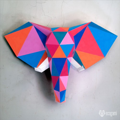 Easy elephant papercraft