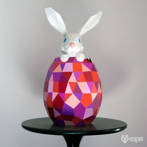 Easter rabbit II papercraft