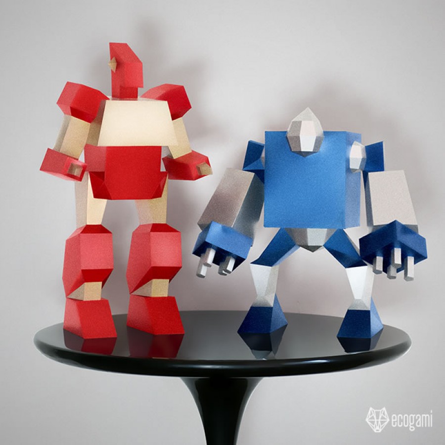 Robots 3d Papercraft Templates