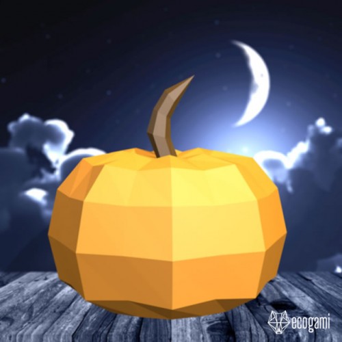 Halloween pumpkin papercraft