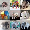 Elephant sculpture Elephant sculpture