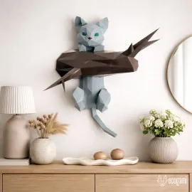 Hanging kitten