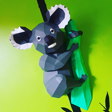 Puzzle 3D de koala par Aline