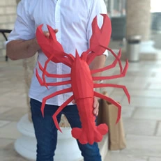 Lobster papercraft 3D by Art-iom