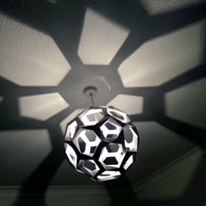 Sphere lampshade Papercraft 3D by Somsid